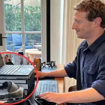 Mark Zuckerberg Embraces Relatable Image with DIY Laptop Stand