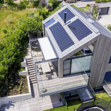 Solar System Integration with Standing-Seam Roofing by RHEINZINK